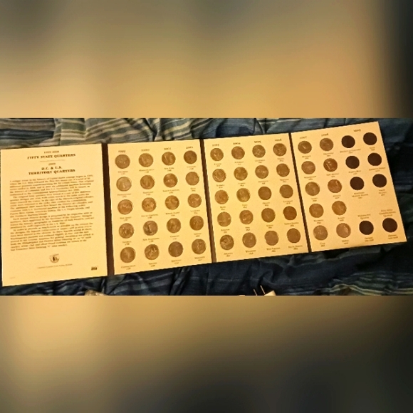 1999 - 2008 Fifty State Quarters 2009 D.C. and U.S. Territory Quarters - Picture 2 of 4